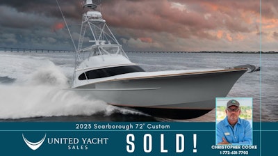 Photo For Scarborough Boatworks 72 Custom Sportfish Sold By United Yacht Sales